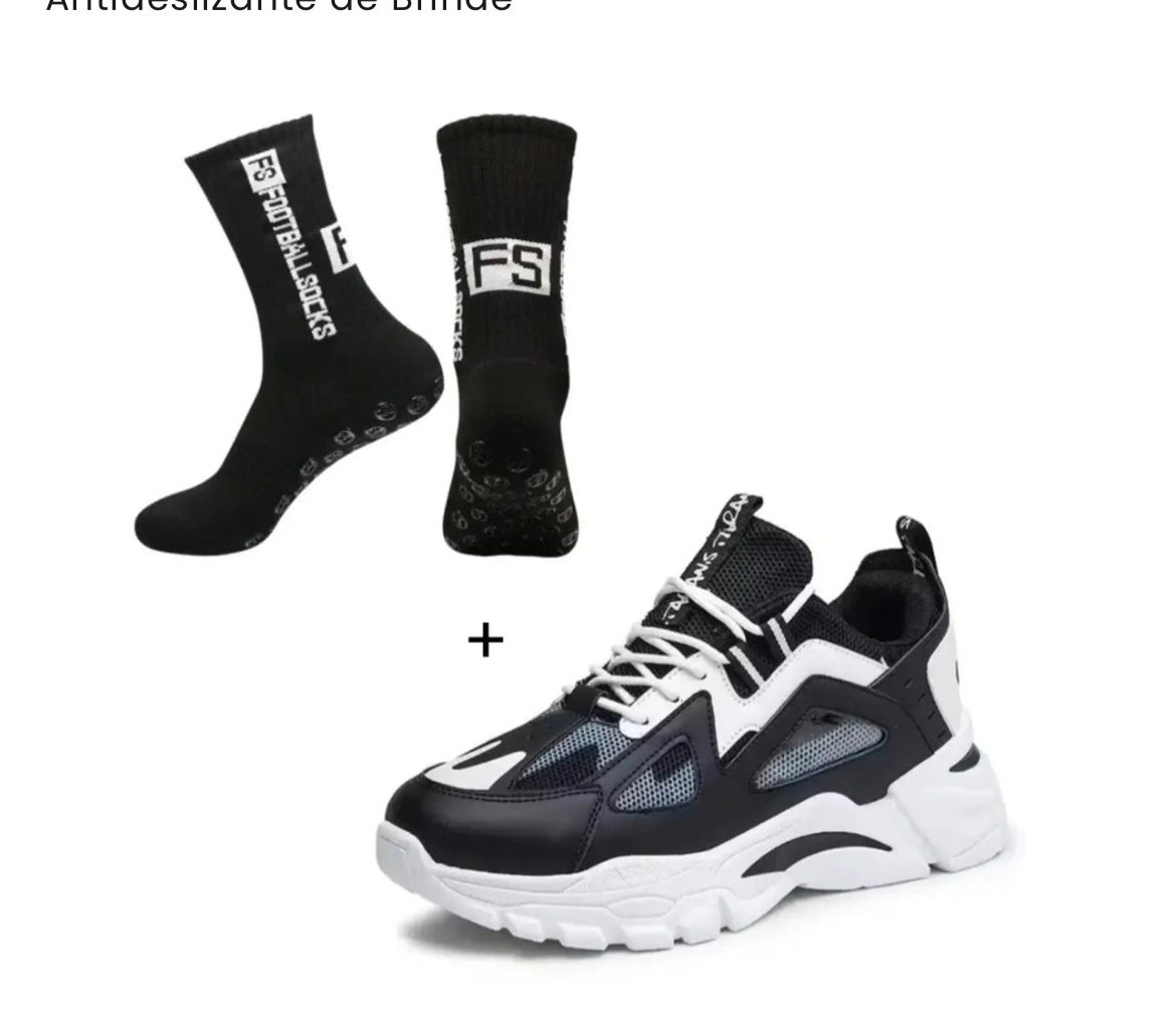 Jonh Heightening Sports Shoe + Free Socks